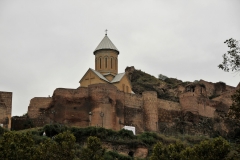 Metekhi Church located high on a hill in Tbilisi