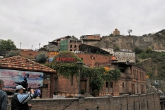 The Old Town is part of the Tbilisi Historic District and contains a number of officially designated monuments, churches, cobbled streets and picturesque pastel colored wooden houses with open, carved balconies. The houses are mainly 19th century as much of the city was destroyed by the devastating Persian invasion of 1795.