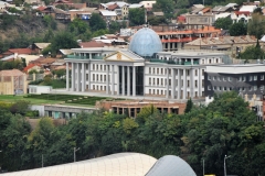 Elevated view of the former Presidential Palace