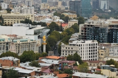 The Freedom Monument, commonly known as the St. George Statue in center of photo.