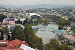 Looking down on the Bridge of Peace