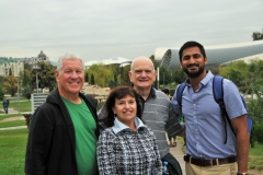 Left to right myself, Carol Anne, Bill, and our guide for the trip Peter