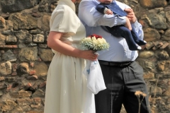 We were treated to the sight of a Bride and Groom who had just been married in the Assumption Church at the Fortress.
