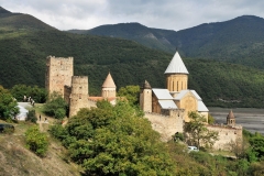 View of the Ananuri Fortress and the Assumption Church
