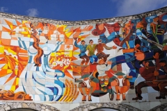 This was a mural at the look out point
