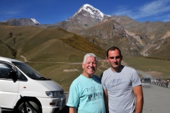 Georgian driver and myself.