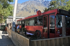 In the village Kazbegi