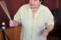 Our guide in the Stalin Museum.