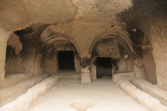 The only way to get to this underground city was through a secret tunnel which started at the nearby Mtkvari River.