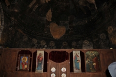 Inside the church