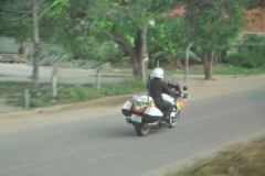 Yes, we had a motorcycle Police escort this entire time driving from the city and return.