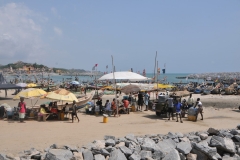 Today the beach area is for families and locals. It was not there in the days of the slave trade.