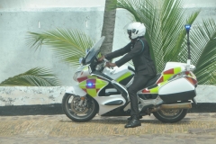 Our Police officer escort