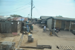 The following photos are are located in Elmina the town in this area and on our way to the retaurant on the beach to have lunch.