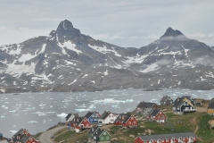 Nuuk, is the capital of Greenland,  contains almost a third of Greenland's population. Nuuk is also the seat of government for the Sermersooq municipality. It is located on the wester side of Greenland. It has a  population of 18,326.