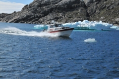 We saw only an occasional boat out on the water.