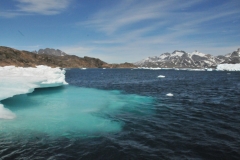 A view of the above ice surface what we see and so much we cannot see under the water.