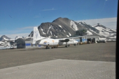 Our plane waiting in Kulusuk for our flight back to Reykjavik.