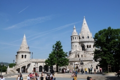 Fisherman's Bastion so named because the fisherman's guild was responsible for protecting this section of the medieval defenses, this isn't a building so much as a glorified wall.