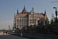 The Riverside of the Hungarian Parliament.