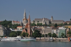 Buda side of the river with the church and Castle