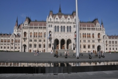 The Hungarian Parliament Building  also known as the Parliament of Budapest after its location, It is the seat of the National Assembly of Hungary, a notable landmark of Hungary and a popular tourist destination in Budapest. It lies n the bank of the Danube. It is currently the largest building in Hungary and it is still the tallest building in Budapest