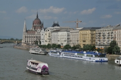 The Concerto our river boat to the right