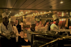 Center of the photo is the Head Chef on the Concerto.
