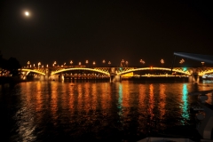 On this last night after dinner saying goodbye to all the new friends made with guests and staff we sailed away from the morning up and down the river in Budapest.