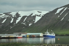 Harbor at  Siglufjordur, Iceland's northern most town.
