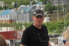 Beggi Alfhorsson, our guide giving us some history of the village and the museum we are about to visit.