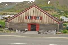 The Herring Era Museum., has 5 exhibition buildings. We are entering one of them.