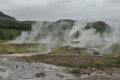 We have now flown back to Reykjavik and left the city to enjoy the Southern Iceland to discover Iceland's marvels as we circumnavigate the Golden Circle, a ring of natural highlighs. This is Thingvellir National Park, Geyser hot springs area and Gullfoss waterfall.