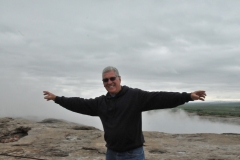 It was windy that day too.