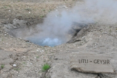 you definitely do not want to touch this hot water.