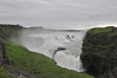 Falls called Gullfos.     Fos in Icelandic means waterfall. The next photo is the story of this falls.