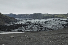 A  black substance called Cryoconite is causing glaciers all over the world to melt more quickly today than in the past.