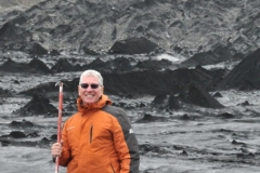 The ice pick is for stability and help in pulling your self up or anchoring a location to stand.