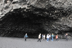 The photos taken high up on the hill previously  is directly above where this cave is on the beach.