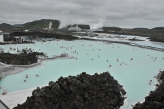 The Blue Lagoon is a spa in Iceland and is open all year round. ... The warm seawater is rich with minerals such as silica that do wonders for your skin. The Blue Lagoon offers Psoriasis treatments. The water in the Blue Lagoon completely renews itself every 48 hours.