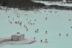 You literally just pick up the white mud in the bottom of the lagoon and rub it on your face and body. I did...but when I looked in the mirror later in the day I saw the exact same face...was not younger or better looking.  Ok just kidding.  It must take more than one visit.