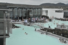 There are dressing rooms, showers, restaurants, and a hotel on premises.