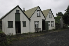 Old homes moved in from the central part of Reykjavik