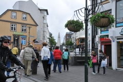 Popular corner to meet and people watch