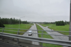 Freeways leading into and out of Reykjavik