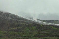 The various springs reach temperatures of 212 F degrees and has been used for heating since 1925 make Iceland a pioneer in sustainable energy.