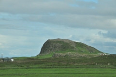 A small remnant of a wall on the mountain top is dated 1184 and was a part of a nearby monastery built at this time