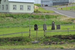 Old graveyard int he center of the village near the bay