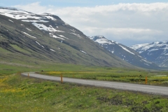 Sometimes you do not see another car  on the highway for hours sometimes.  Just you and beautiful rugged nature.