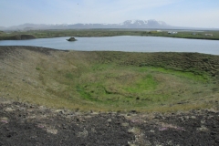 Looking down into the same crater.